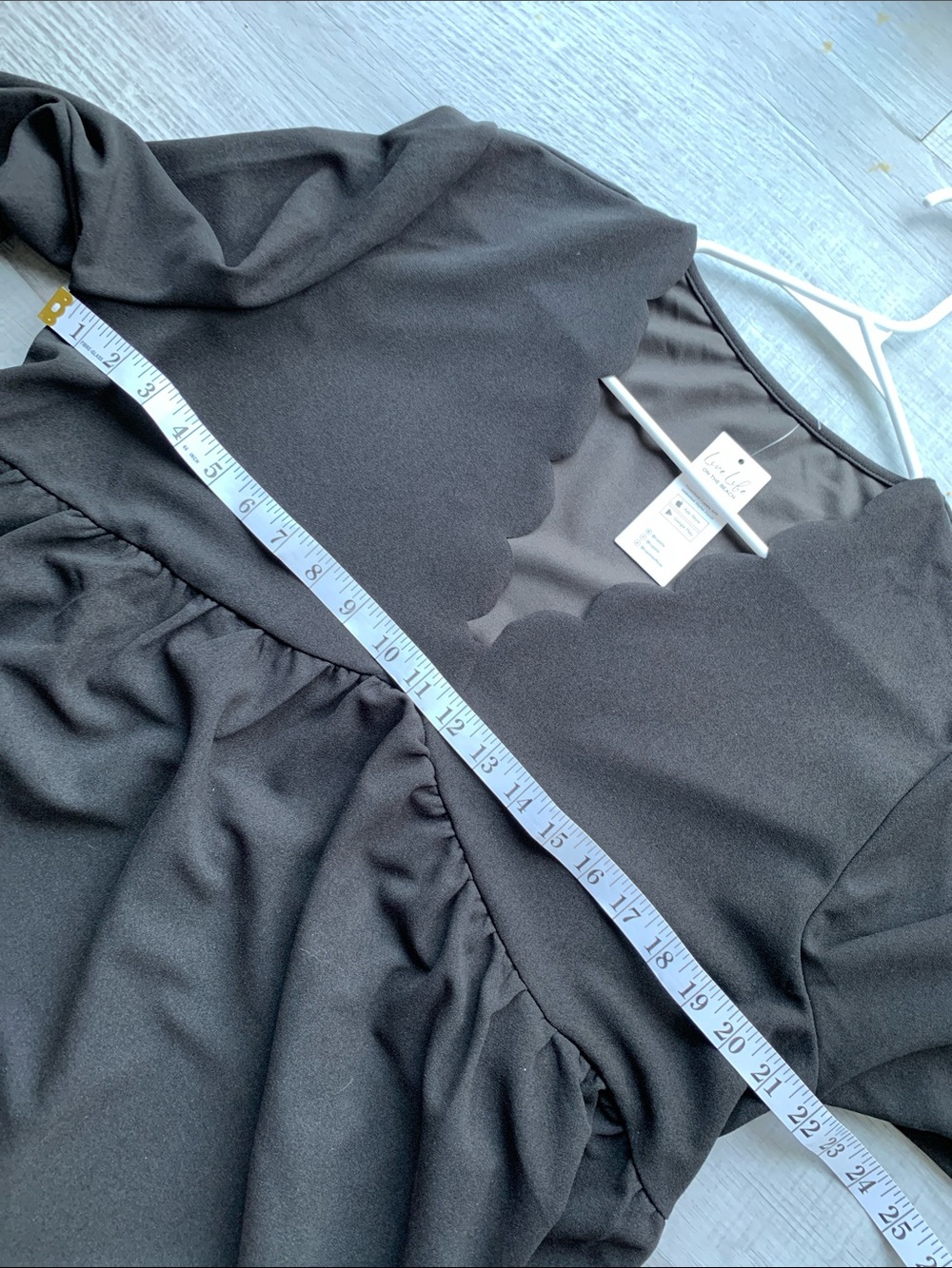Cupshe Black Dress/Cover up, Size XL. - Picture 9 of 12